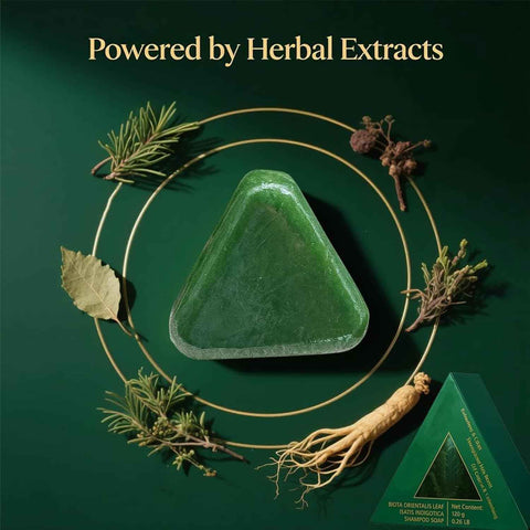 Herbal Glow Solid Shampoo Bar